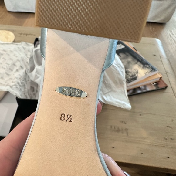 Badgley Mischka- Finesse Heel, Mist Blue, 3 inch block heel - Picture 5 of 10